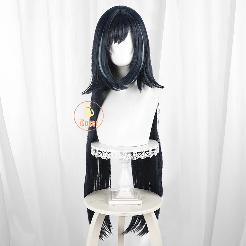 Cosplay Perücke Genshin Impact Dunkelblau Langhaar Liyue Frühling Halloween Karneval Party Frauen Mädchen Requisite 14 Cosplay Perücke Genshin Impact Dunkelblau Langhaar Liyue Frühling Halloween Karneval Party Frauen Mädchen Requisite 3
