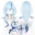 iCoser Wuthering Waves The Shorekeeper Cosplay Costume Wig Dress Uniform Veil Black Shores Halloween Party for Women Girls Props 6