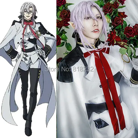 Seraph of the end Ferid Bathory Uniform Outfit Anime Cosplay Costumes 1