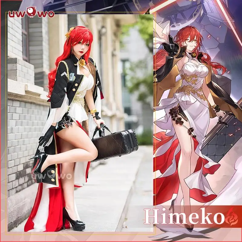 IN STOCK UWOWO Himeko Cosplay Honkai Star Rail Cosplay Himeko Costume スターレイル Cosplay Outfit Halloween Costumes Women Dress 1