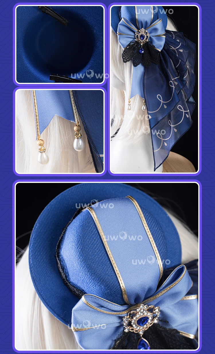 Furina Cosplay Kostüm Genshin Impact Halloween Costume 7