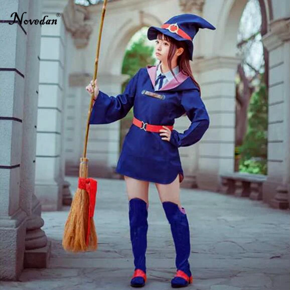 Akko Kagari Cosplay School Uniform Little Witch Academia Cosplay Halloween Costume 12th