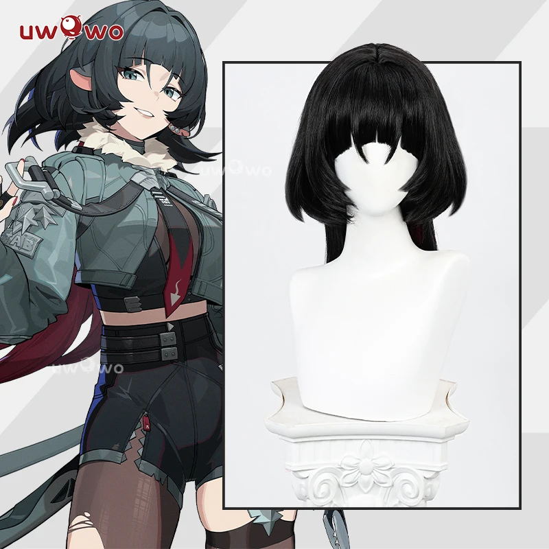 UWOWO Jane Doe Wig Game Zenless Zone Zero Cosplay/ZZZ Cosplay Jane Doe Cosplay Wig 1