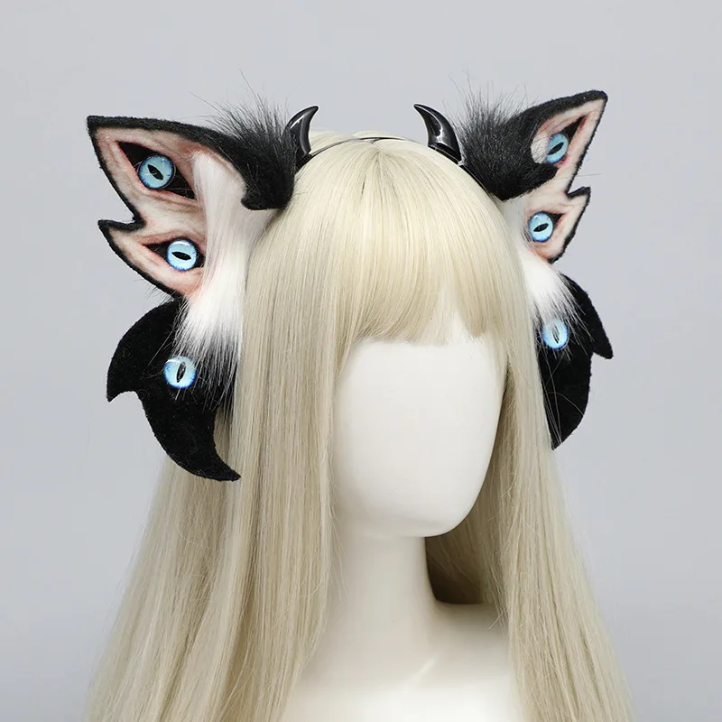 Gothic Furry Lolita Devil Horn Headband Wolf Ears Demon Cosplay Handcraft Anime Party Costume Accessories - Weihnachten Halloween Gothic Furry Lolita Teufel Hörner Haarreif Wolf Ohren Dämon Cosplay Handarbeit Anime Party Kostüm Accessoires 12 Gothic Furry Lolita Devil Horn Headband Wolf Ears Demon Cosplay Handcraft Anime Party Costume Accessories - Weihnachten Halloween Gothic Furry Lolita Teufel Hörner Haarreif Wolf Ohren Dämon Cosplay Handarbeit Anime Party Kostüm Accessoires 1