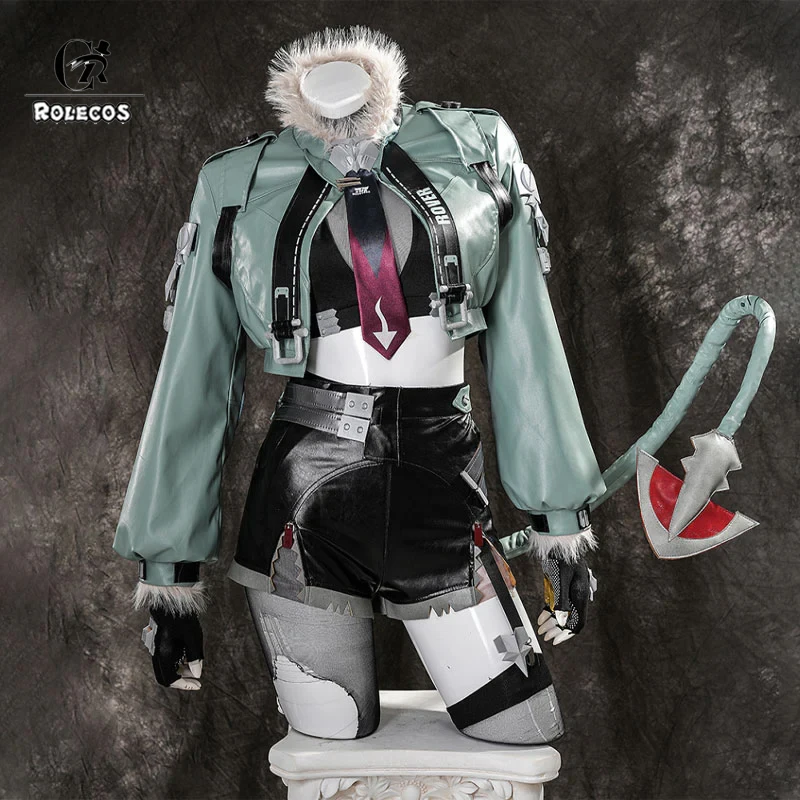 ROLECOS Game Zenless Zone Zero Jane Doe Cosplay Costume Jane Doe Costume Halloween Women Party Uniform Fullset Outfit Suit 1