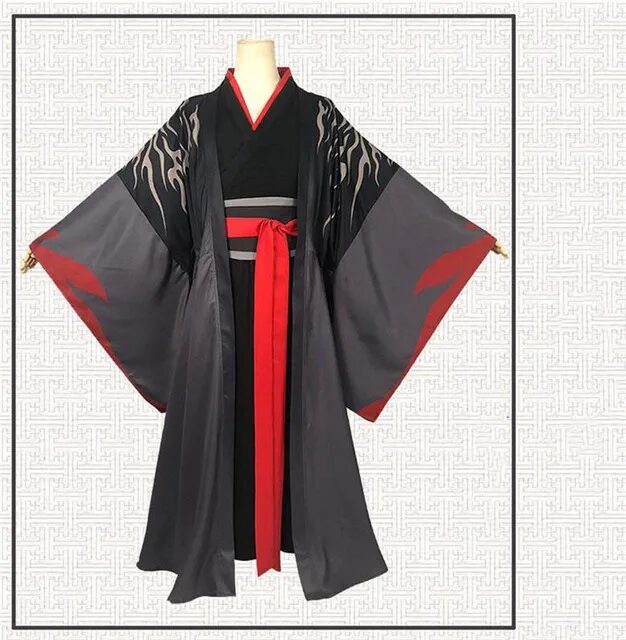 Lan Wangji Cosplay Costumes Mo Dao Zu Shi Original LanZhan Ancient Costume Wig Grandmaster of Demonic Cultivation Costume Unises 9