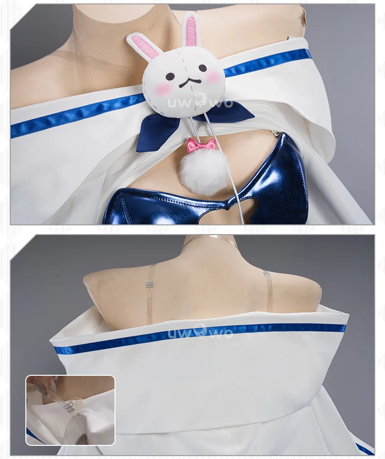 Game Azur Lane USS Laffey Bunny Cosplay Kostüm Kleid Party Uniform Outfit 7