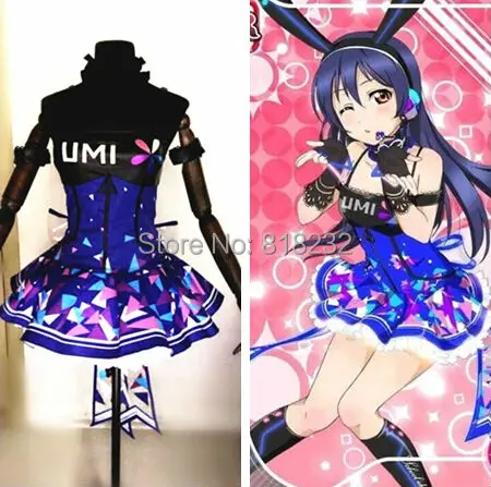 Love Live Cyber Video Games Sonoda Umi Light Up Outfits Anime Cosplay Costumes 1