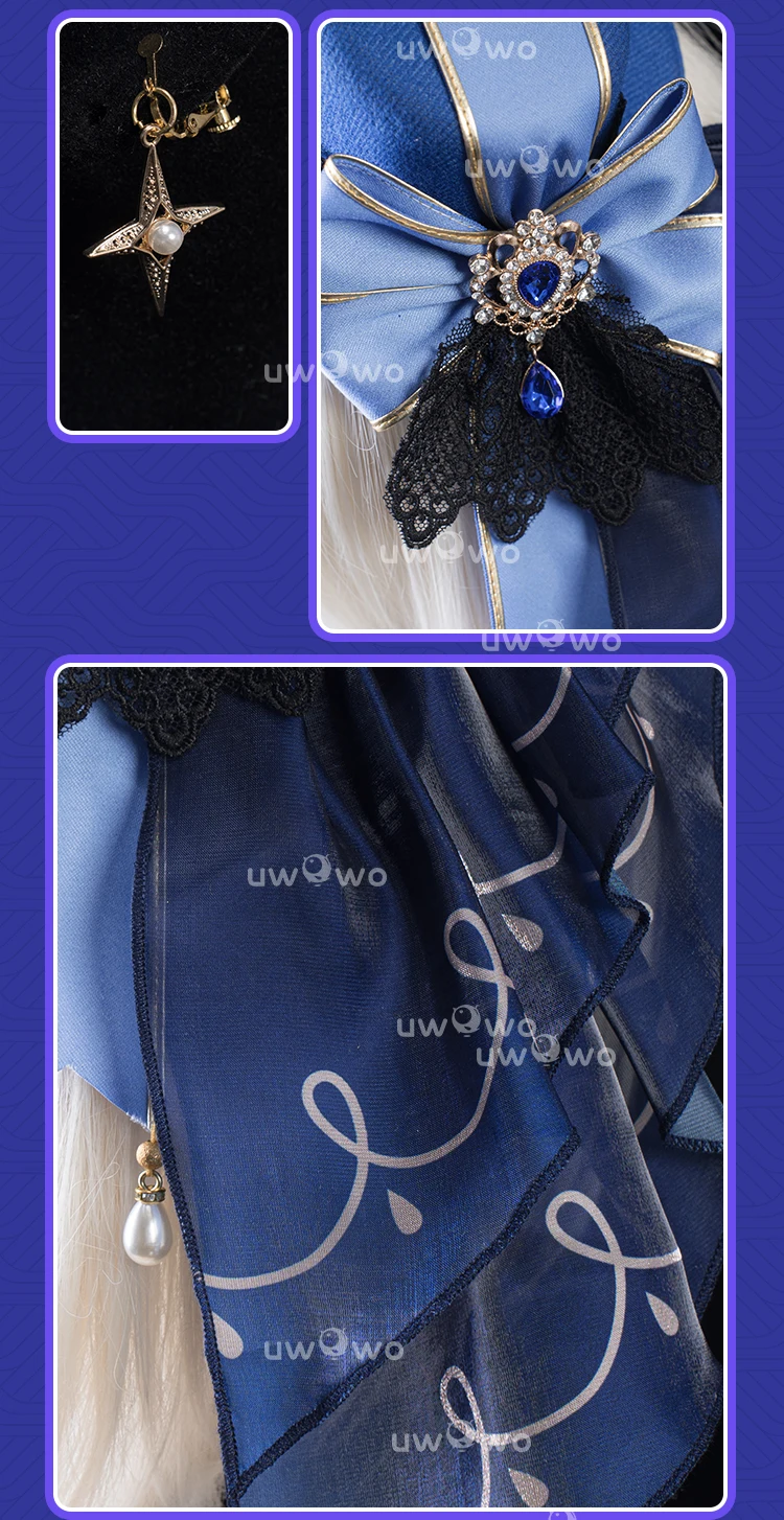 Furina Cosplay Kostüm Genshin Impact Halloween Costume 8