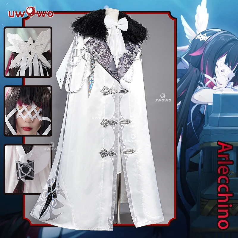 Genshin Impact Columbina Cosplay Kostüm Fatui Harbingers Damselette Snezhnaya Halloween Weihnachtskostüme 1 IN STOCK UWOWO Genshin Impact Columbina Cosplay Costume Fatui Harbingers Damselette Snezhnaya Halloween Christmas Costumes 1
