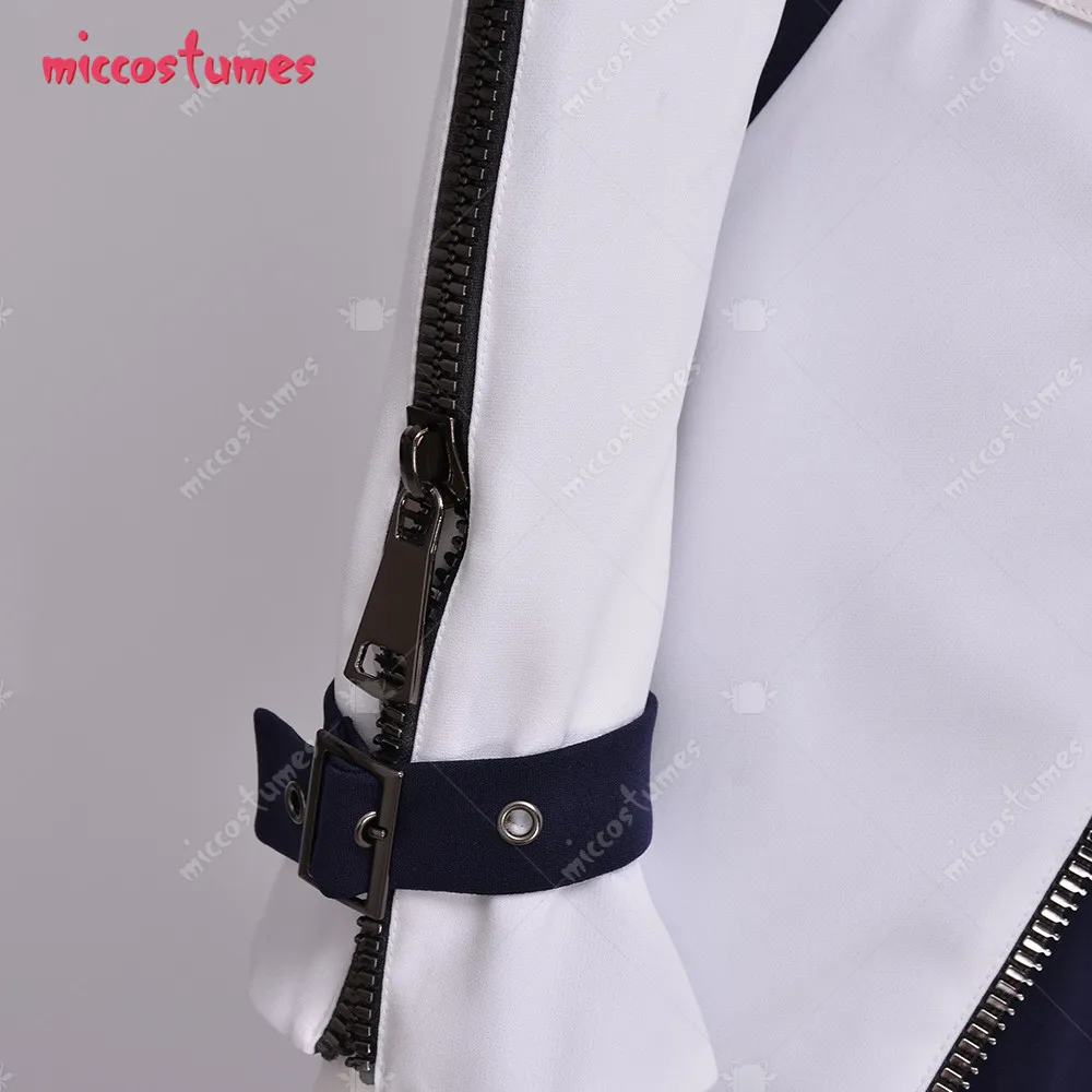 Damen Blake Snow Cosplay Kostüm mit Gürtel Set und Katzenohren 6