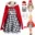 Cindy Lou Who Coaplay Costume Red Hood Cloak Plaid Dress Green Braid Wig Monster Cosplay Costume Christmas Outfit Women Girls 1