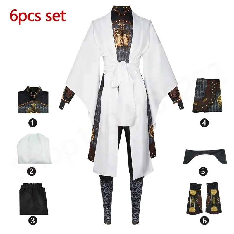 Black Myth Wukong Erlang Shen Cosplay Costumes Yang Jian Battle Suit Game Role Playing Adult Cos Clothes Halloween Costume Man 1