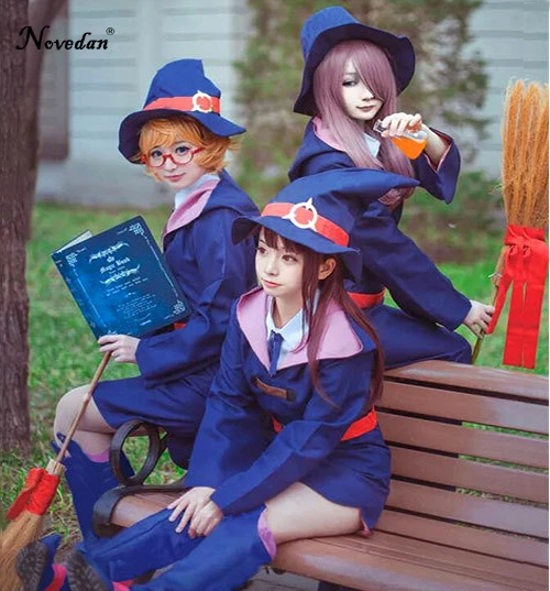 Akko Kagari Cosplay School Uniform Little Witch Academia Cosplay Halloween Costume 14th