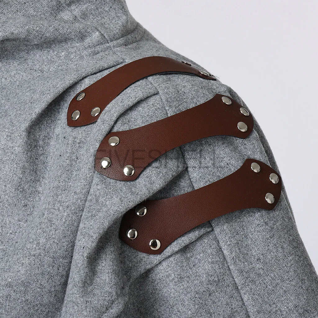 Mittelalterliche Kostümzubehör Halloween Krieger Aristokrat Assassinen Ritter Umhang Frauen Renaissance Cosplay Rüstung 5