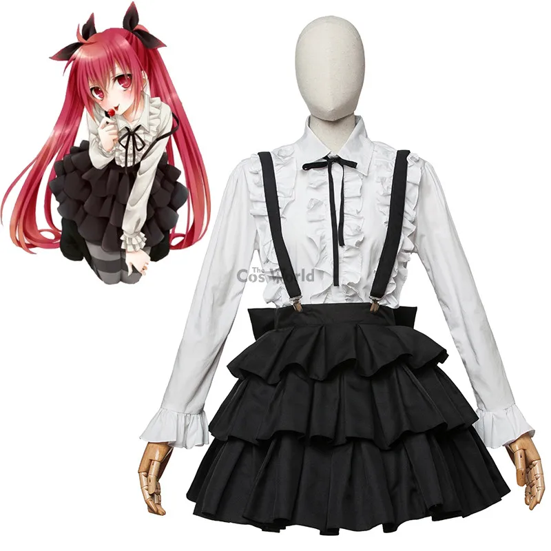DATE A LIVE Itsuka Kotori School Uniform Shirt Skirt Outfit Anime Cosplay Costumes 1