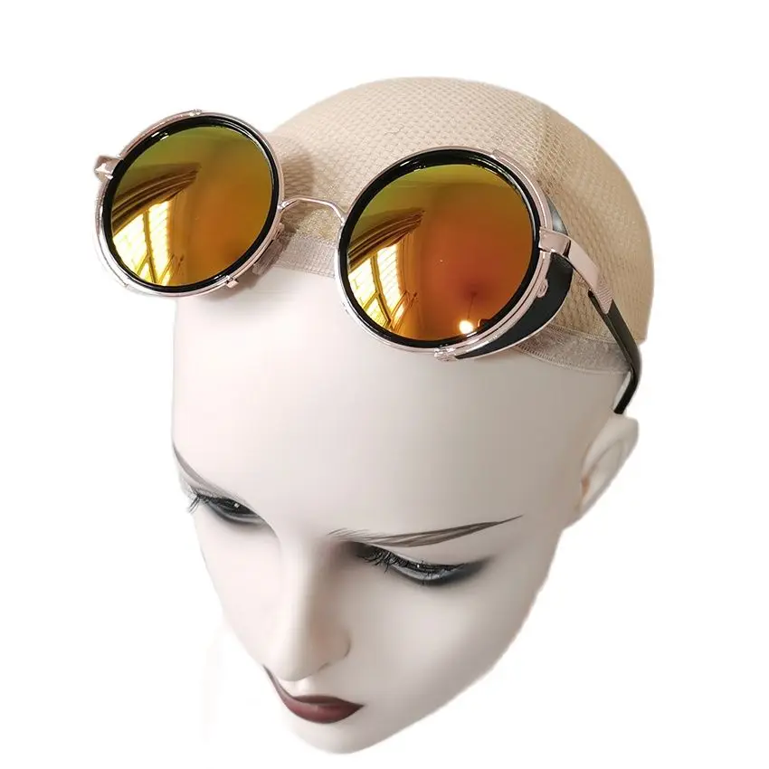 HELLSING Alucard cosplay prop Vampire Hunter Glasses Orange Golden Sunglasses for Men Women Anime 1