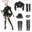 Miccostumes 24Hours Shipping Women's 2B Cosplay Costume Leotard Skirt with Hairband Leggings and Wig Halloween Cosplay Costume 1