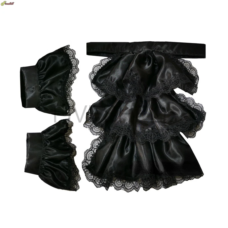 18. Jahrhundert Gentleman Kostüm Accessoires Marie Antoinette Halskrawatte Blume 3 Men 18th Century British Gentleman Cosplay Fake Collar Flower Victorian Renaissance Marie Antoinette Costume Necktie Accessories 3