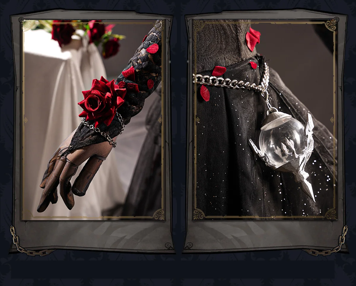 Game Identity V Psychologist Everlasting Night Ada Mesmer Cosplay Costume 8