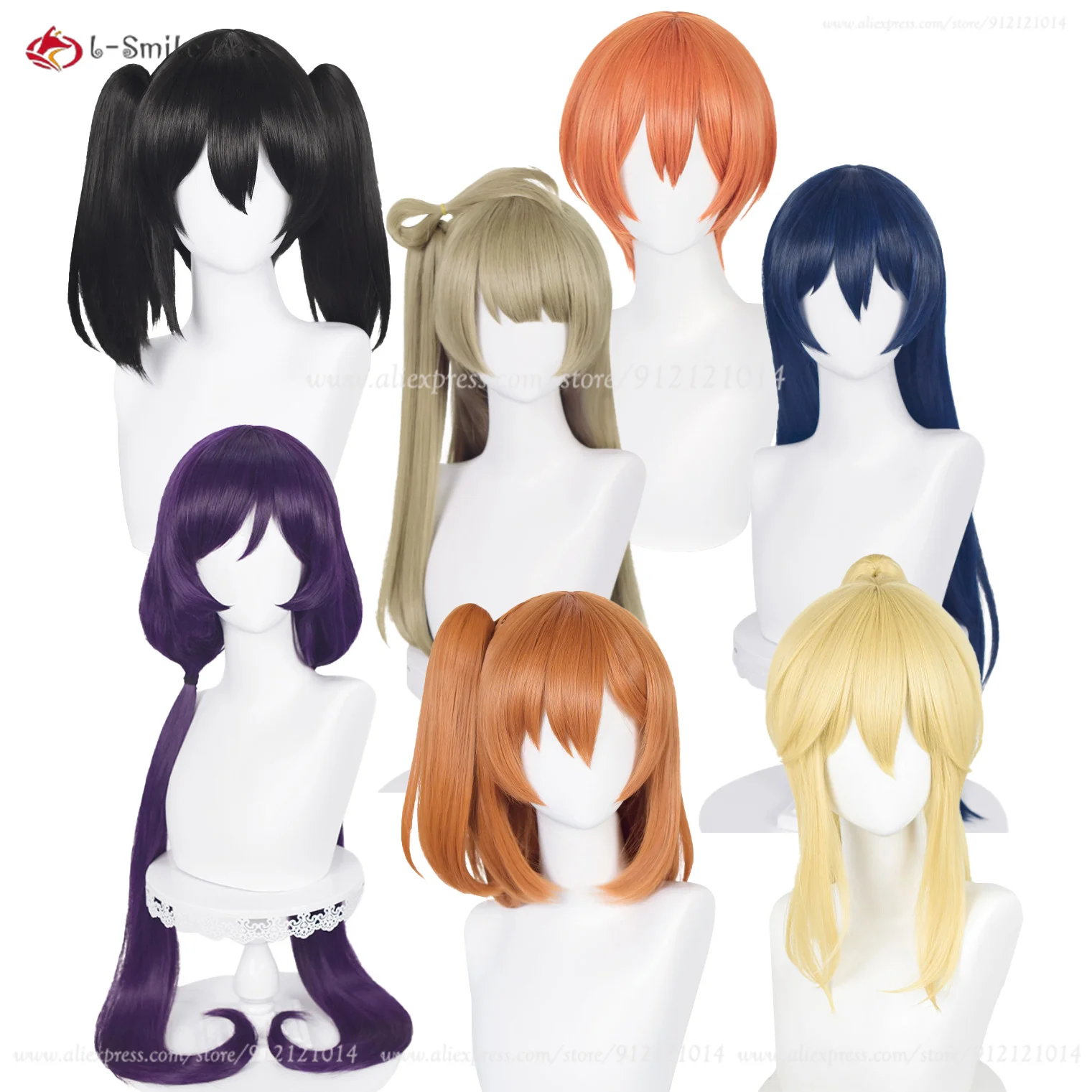 Anime Kotori Minami Kousaka Honoka Sonoda Umi Tojo Nozomi Hoshizora Rin Yazawa Nico Eli Ayase Cosplay Wig Heat Synthetic Hair 1