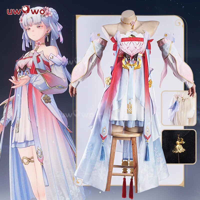 Jinhsi Cosplay Wuthering Waves Peach Blossom Halloween Kostüm 14 PRE SALE UWOWO Jinhsi Cosplay Game Wuthering Waves Jinhsi Peach Blossom Cosplay Costume Dress Halloween Costume 1