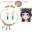 Anime The Apothecary Diaries Maomao Cosplay Wig Necklace Earrings Hairpins Mao Mao Women Girls Halloween Roleplay Accessories 4