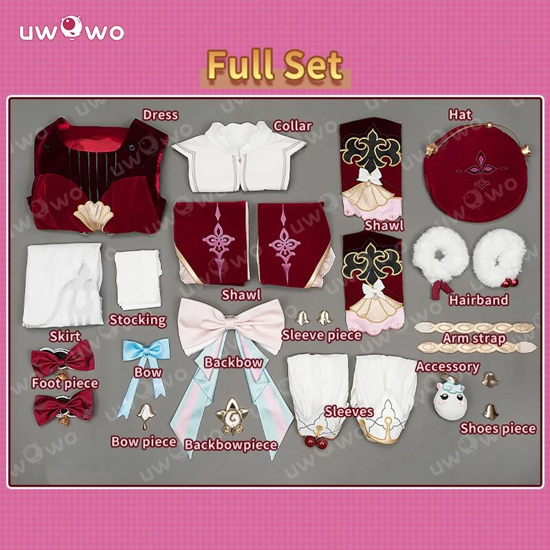 Hyacine Cosplay Kostüm Honkai Star Rail Halloween Costume 4 UWOWO Hyacine Cosplay Collab Series: Game Honkai: Star Rail Hyacine Cosplay Costume Halloween Costume 4