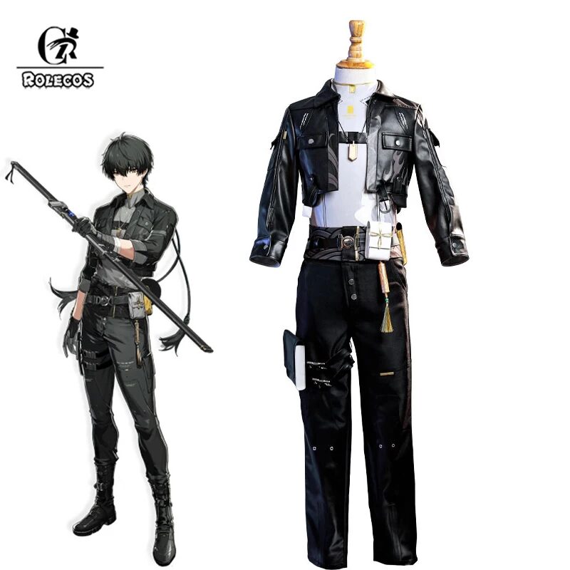 Game Wuthering Waves Male Rover Cosplay Kostüm Halloween Karneval Männer Uniform Outfit Fullset 11 ROLECOS Game Wuthering Waves Male Rover Cosplay Costume Male Rover Costume Halloween Carnival Party Men Uniform Outfit Fullset 1