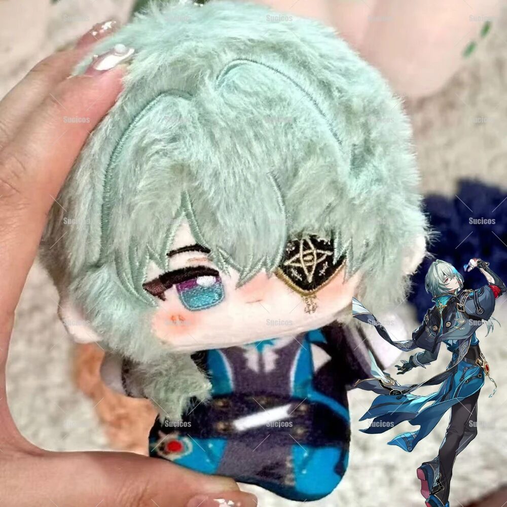 Anaxa Cosplay Plush Prop Stuffed Cute Doll Honkai Star Rail 10CM Key Chain Room Decoration Accessories Collectible Gift 1