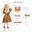 Fifth Person Grid Cosplay Costume Rural Autumn Harvest Festival Women's Children's Costume Game Same Style Unique Purpose Clothi 7