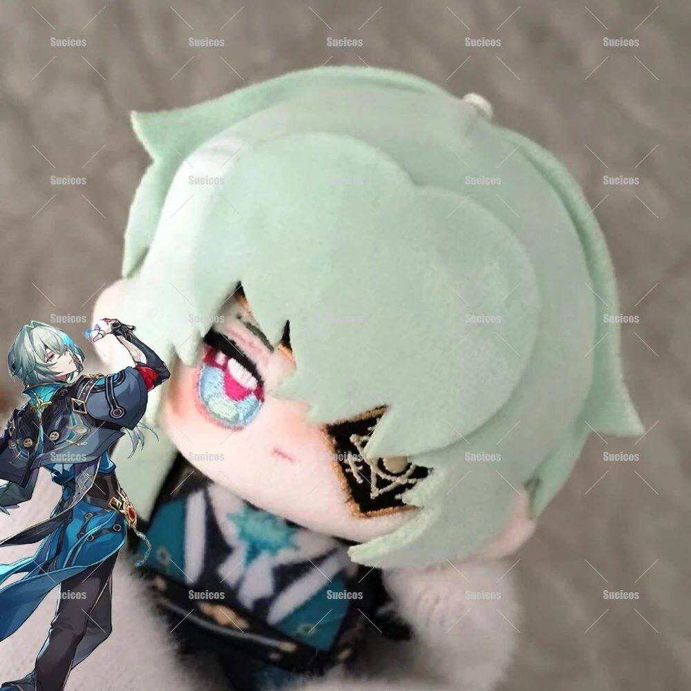 Honkai Star Rail Anaxa Cosplay Plush Prop Stuffed Cute Doll 10CM Key Chain Room Decoration Accessories Collectible Gift for Fans 1