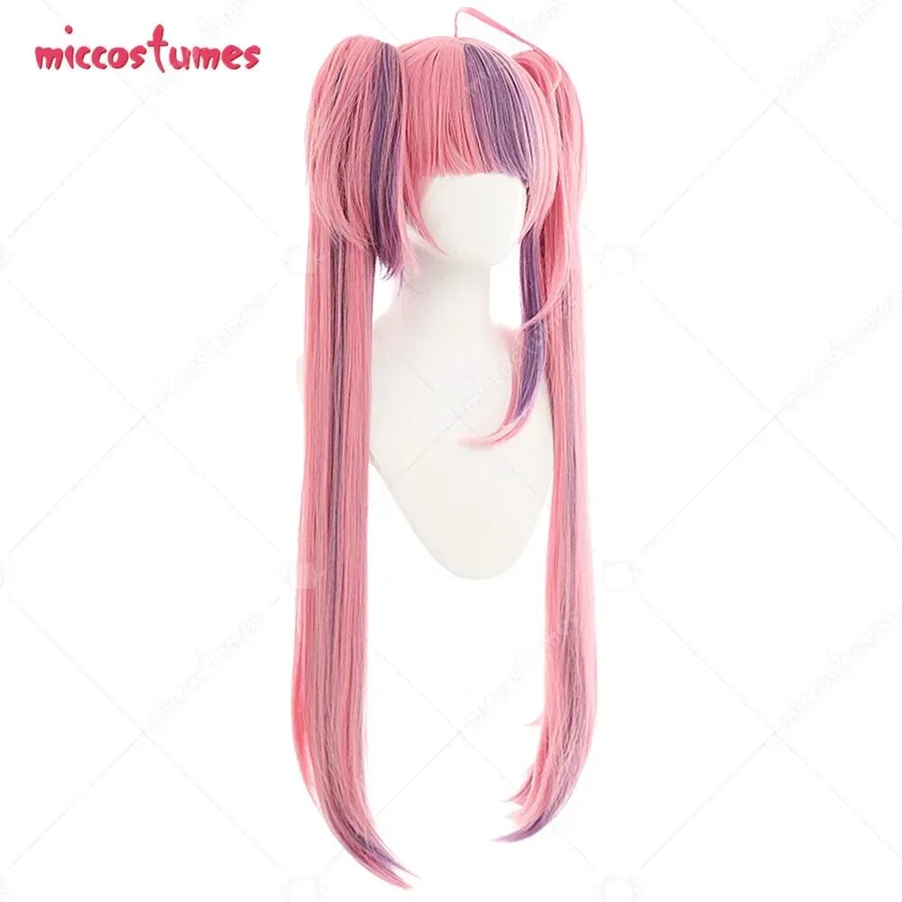 Damen Cosplay Perücke Langes Rosa Gemischtes Farbenhaar 3 Miccostumes Women's Cosplay Wig Long Pink Mixed Color Wig 3