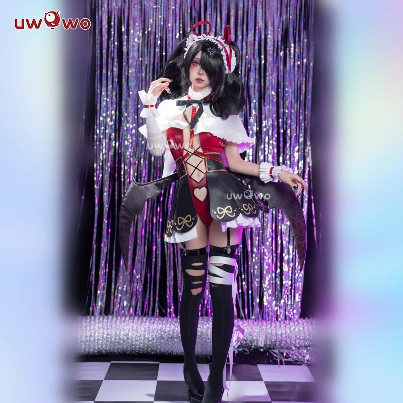 PRE SALE UWOWO Ame Cosplay Game Needyy Streamerr Overloadd Ame-Chan Magical Girl Fanart Cosplay Costume Halloween Costume 1
