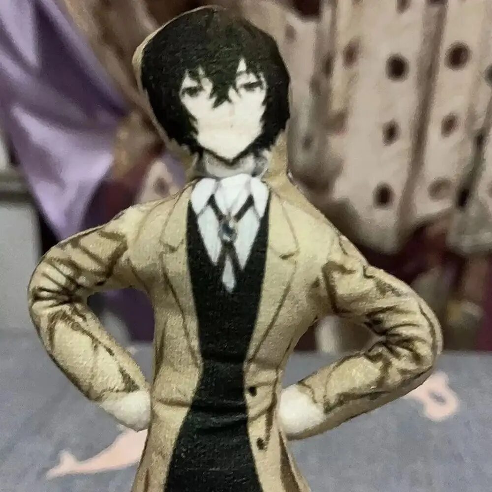 Dazai Osamu Plüschkissen - Anime Figur Als Kuscheliger Anhänger