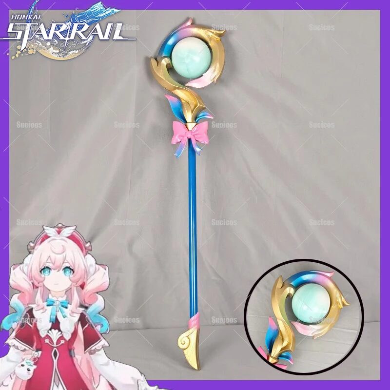 Honkai Star Rail Hyacine Cosplay Staff Weapon Prop 100CM Halloween Party HSR Cosplay Costumes Props Accessory -> Hyacine Cosplay Staff Waffe 100CM Halloween Party Kostüm Accessoire 3 Honkai Star Rail Hyacine Cosplay Staff Weapon Prop 100CM Halloween Party HSR Cosplay Costumes Props Accessory 1