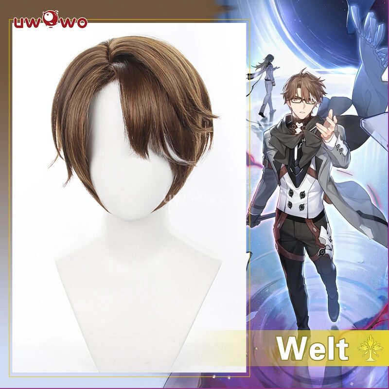 Honkai Star Rail Cosplay Perücke Kurzes Braunes Haar Hitzebeständige Halloween Perücken 4 IN STOCK UWOWO Honkai Star Rail Welt Cosplay Wig Short Brown Hair Heat Resistant Halloween Wigs 1