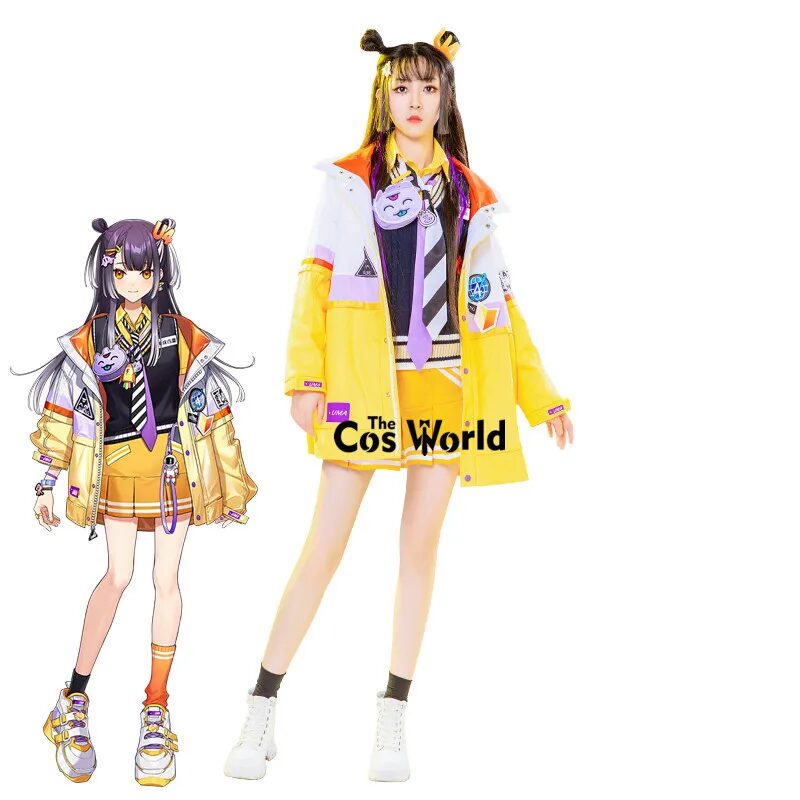 Japanese Virtual YouTuber VTuber Umise Yotsuha Outfits Anime Cosplay Costumes 1
