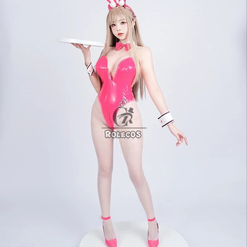 Göttin des Sieges Viper Pink Jumpsuit Sexy Cosplay Bunny Outfit 2 ROLECOS Viper Bunny Girl Cosplay Costume NIKKE Goddess of Victory Viper Pink Jumpsuit Sexy Women Cosplay Bunny Suit Viper Outfit 2