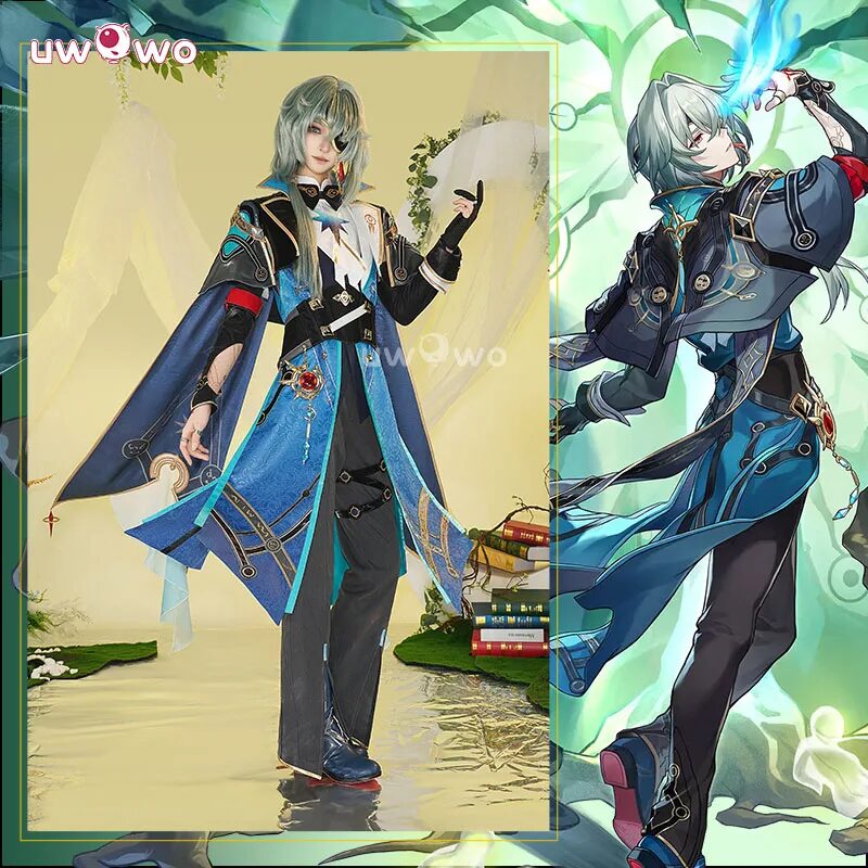 UWOWO Anaxa Cosplay Collab Series: Game Honkai: Star Rail Anaxa Male Cosplay Costume Halloween Costume 1
