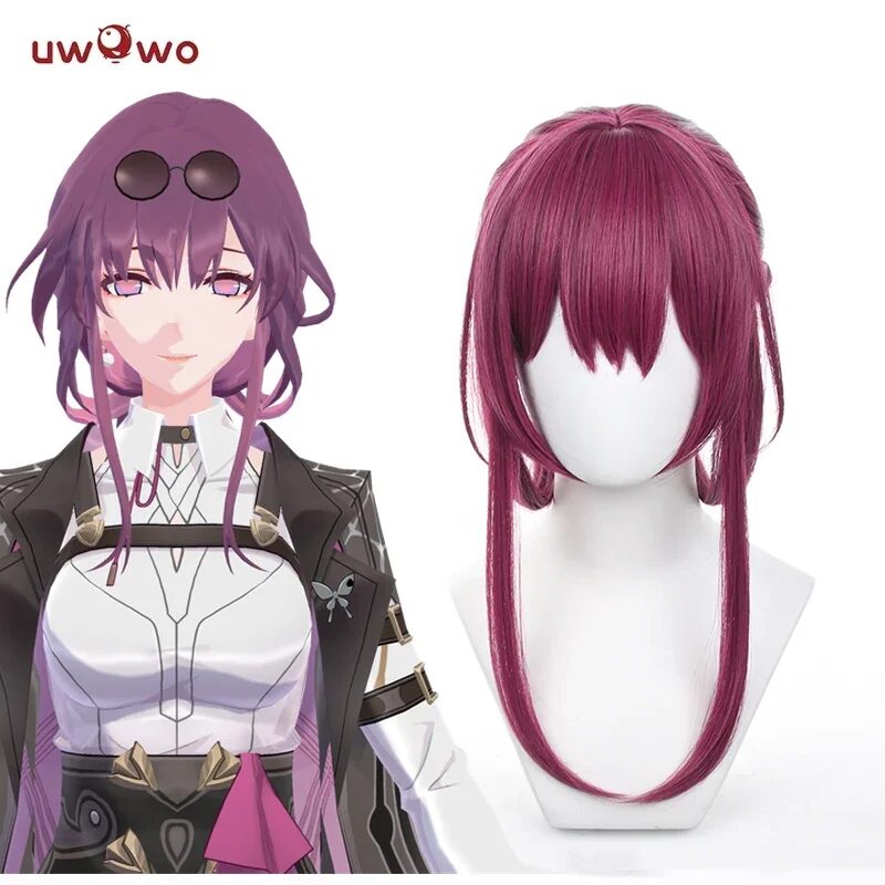 Honkai Star Rail Kafka Cosplay Perücke Rot Lila Lang Haar Hitzebeständig Halloween Cosplay Wig 8 UWOWO Honkai Star Rail Kafka Cosplay Wig Red Purple Long Hair Heat Resistant Halloween Cosplay Wigs 1