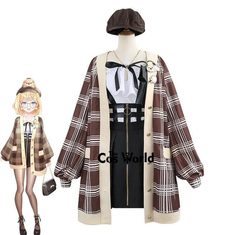 VTuber Watson Amelia Anime Cosplay Kostüme 1 Virtual YouTuber VTuber Watson Amelia Outfits Anime Cosplay Costumes 1