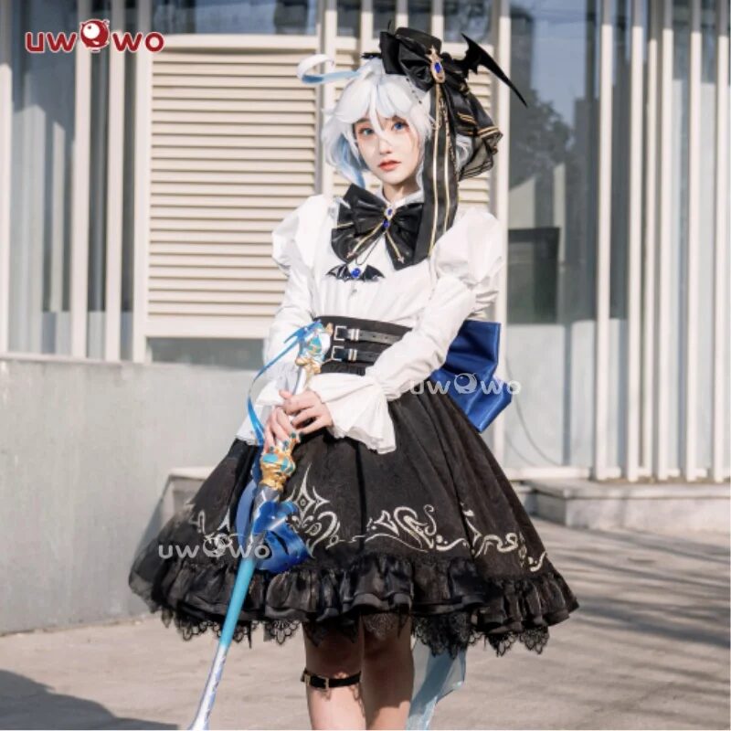 PRE SALE UWOWO Furina Cosplay Game Genshin Impact Fanart Furina Modern British Style Cosplay Costume Halloween Costume 1