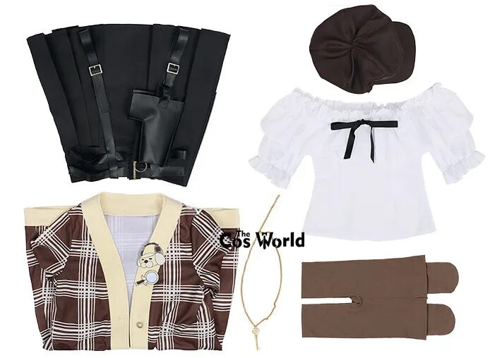 VTuber Watson Amelia Anime Cosplay Kostüme 6 Virtual YouTuber VTuber Watson Amelia Outfits Anime Cosplay Costumes 6