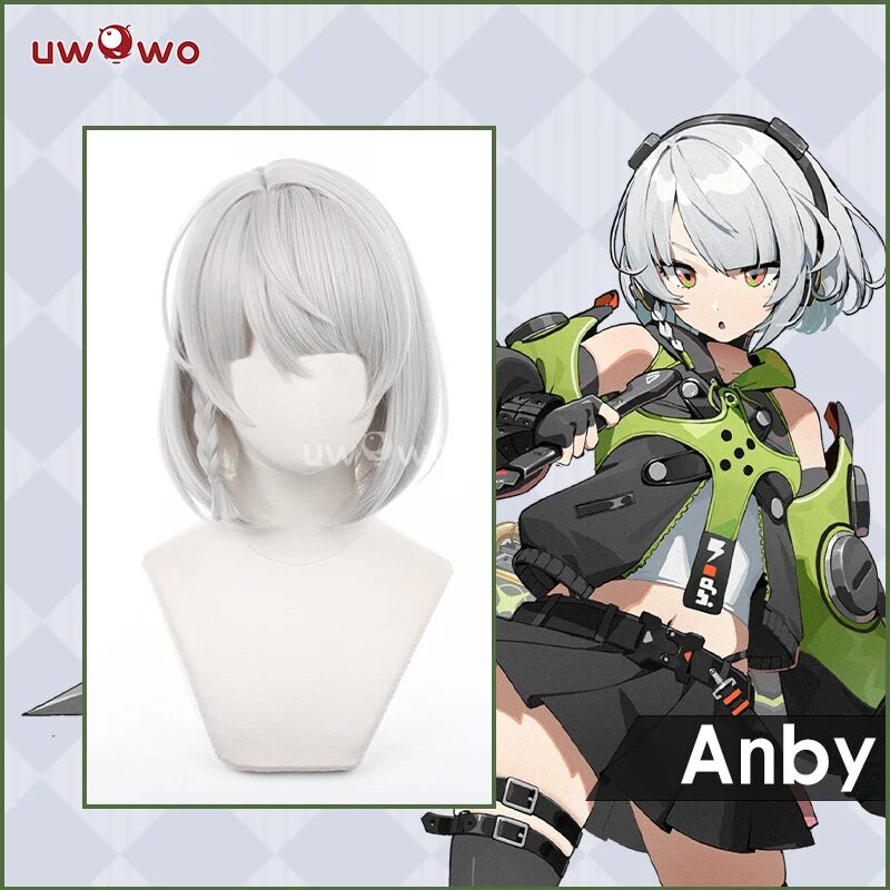 IN STOCK UWOWO Anby Demara Cosplay Wig Game Zenless Zone Zero Cosplay Hair 1