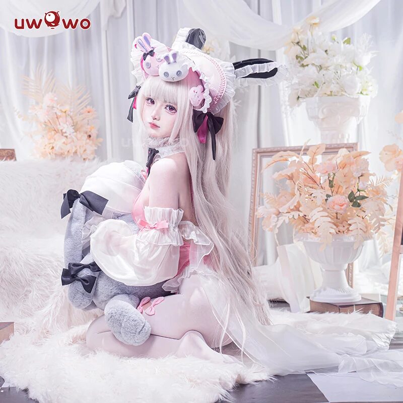 PRE SALE UWOWO HalfordD Cosplay Game Azurr Lanee Halfordd Bunny Cosplay Costume Sexy Costume Halloween Costume 1