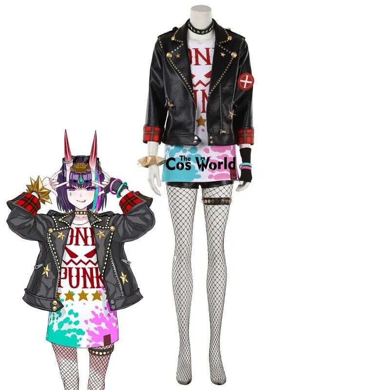 FGO Fate Grand Order 5th Anniversary Waltz Mash Kyrielight Shuten-douji Uniform Outfits Customize Games Cosplay Costumes 1