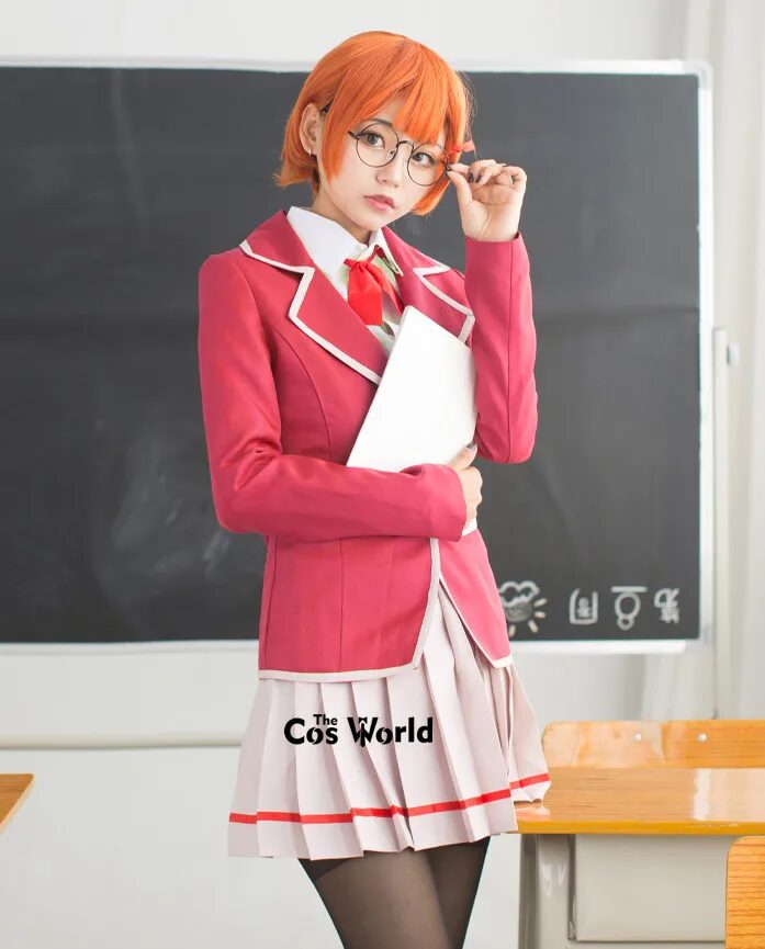 Bokuben Ogata Rizu Furuhashi Fumino Kirisu Mafuyu Schuluniform Anime Cosplay Kostüme 4 We Never Learn: Bokuben Ogata Rizu Furuhashi Fumino Kirisu Mafuyu School Uniform Outfits Anime Cosplay Costumes 4