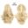 22Inch Synthetic Ponytail Hair Extension Long Straight Claw Clip Ponytail Heat Resistant Natural Wave For Women Blonde Hairpiece 14