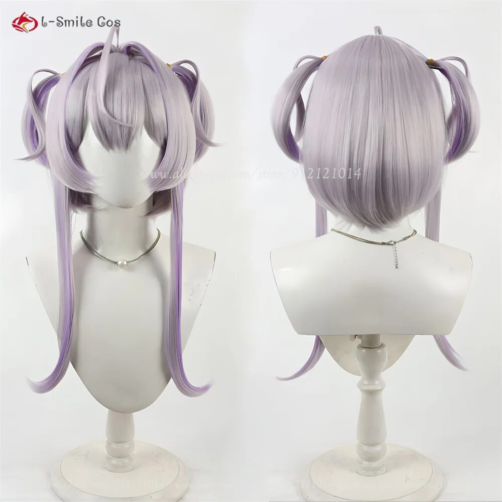 NIKKE Liberalio Cosplay Perücke Lila Mix Synthetik Hitzeresistent Halloween 2 2 Styles NIKKE Liberalio Cosplay Wig Purple Mixed Wigs For Women Anime Cosplay Wig Heat Resistant Synthetic Hair Halloween 2